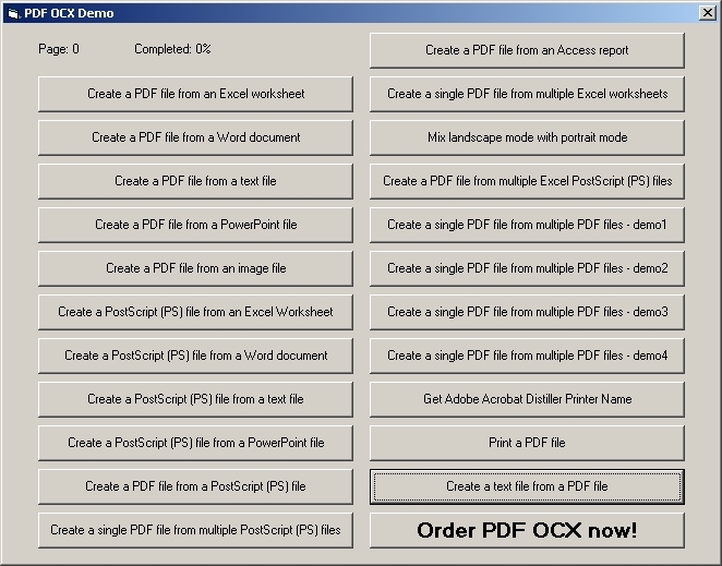 PDF OCX Screenshot
